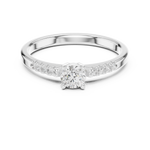 Gold Ring DDLR-834, White Gold, view 4