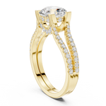 Gold Ring DDLR-182-OC, Yellow Gold, view 1