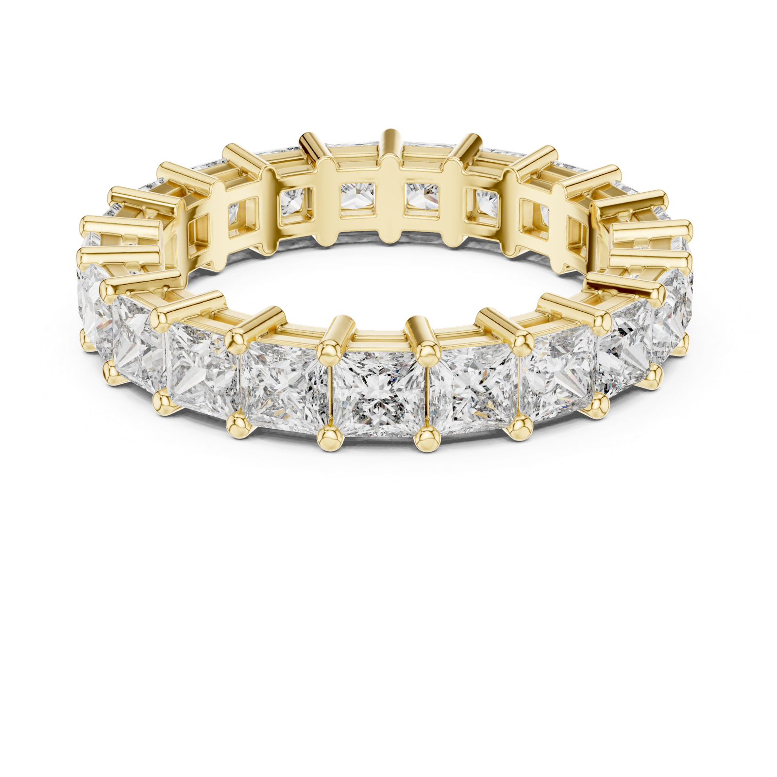 Gold Ring DDLR-204, Yellow Gold, view 4