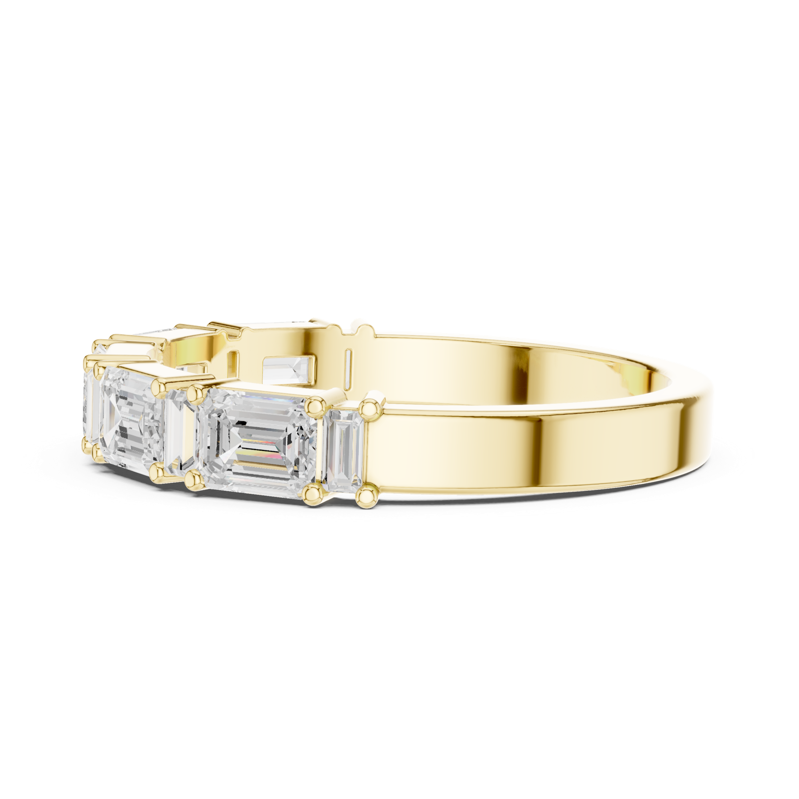 Gold Ring DDLR-385, Yellow Gold, view 3
