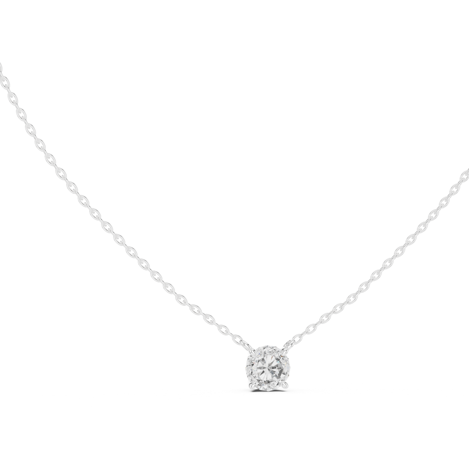 Gold Pendant GPD-0043, White Gold, view 1
