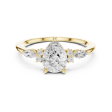 Gold Ring SBWR(35), Yellow Gold, view 4