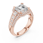 Gold Ring DDLR-262, Rose Gold, view 2