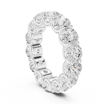 Gold Ring DDLR-662, White Gold, view 1