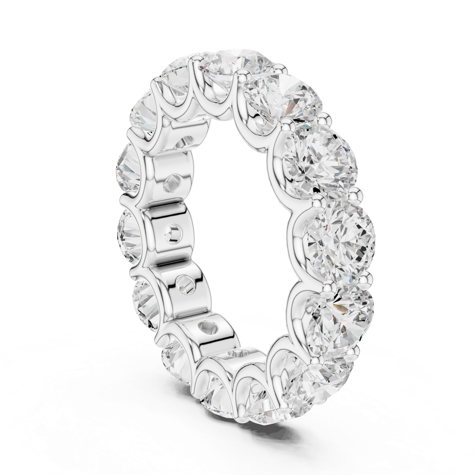 Gold Ring DDLR-662, White Gold, view 1