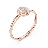 Gold Ring 1 (400), Rose Gold, view 2