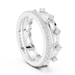 Gold Ring R24, White Gold, view 1