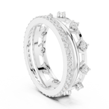 Gold Ring R24, White Gold, view 1