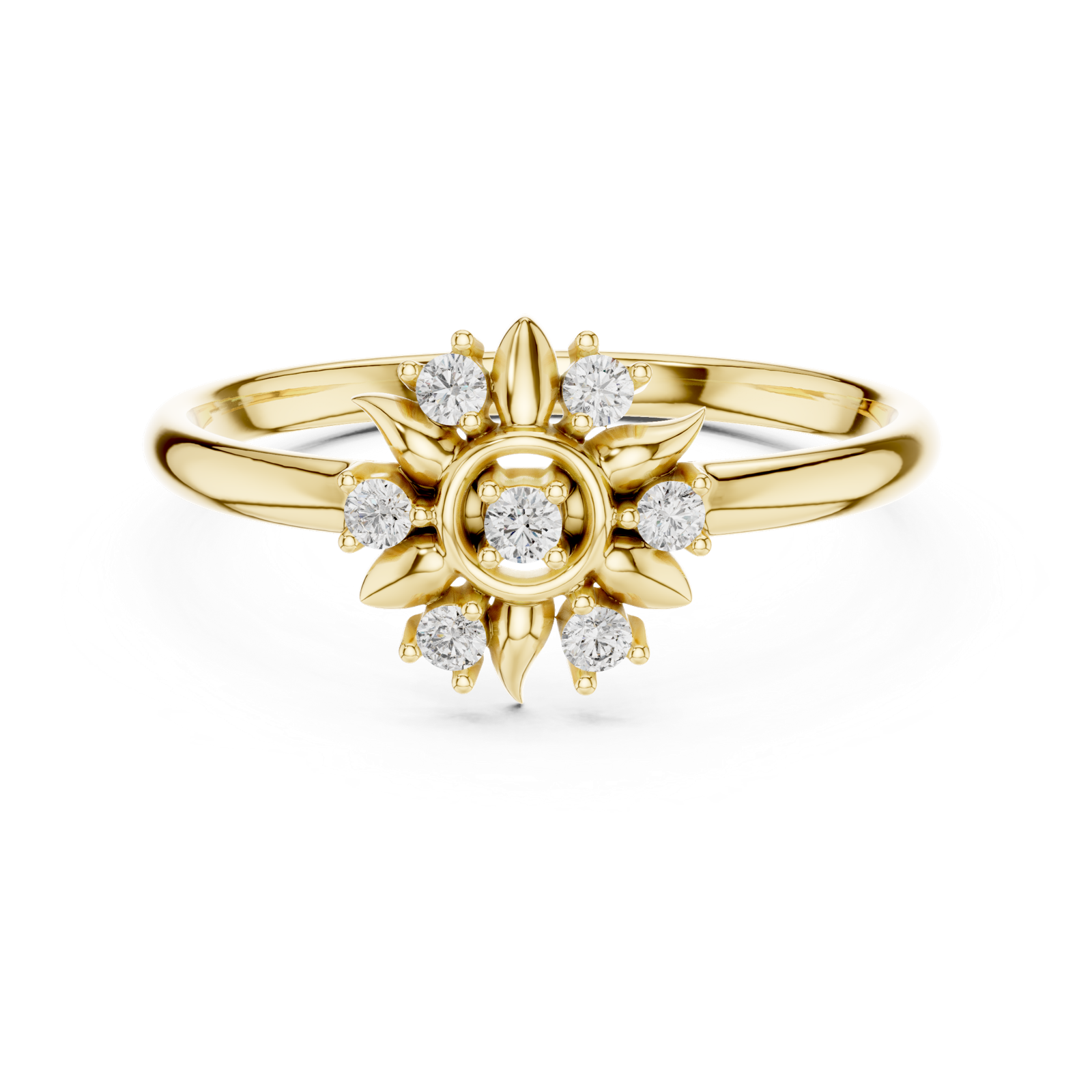 Gold Ring 1 (418), Yellow Gold, view 4