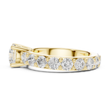 Gold Ring DDLR-654, Yellow Gold, view 3