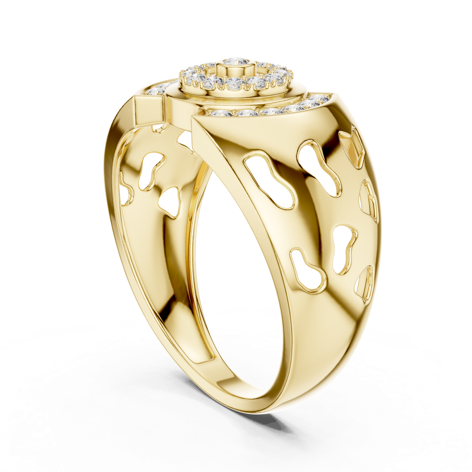Gold Ring LR-01 (42), Yellow Gold