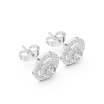 Gold Earrings 3-10008E_120_A_S, White Gold, view 2