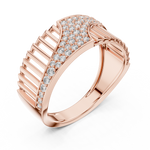 Gold Ring LR-01 (11), Rose Gold, view 2