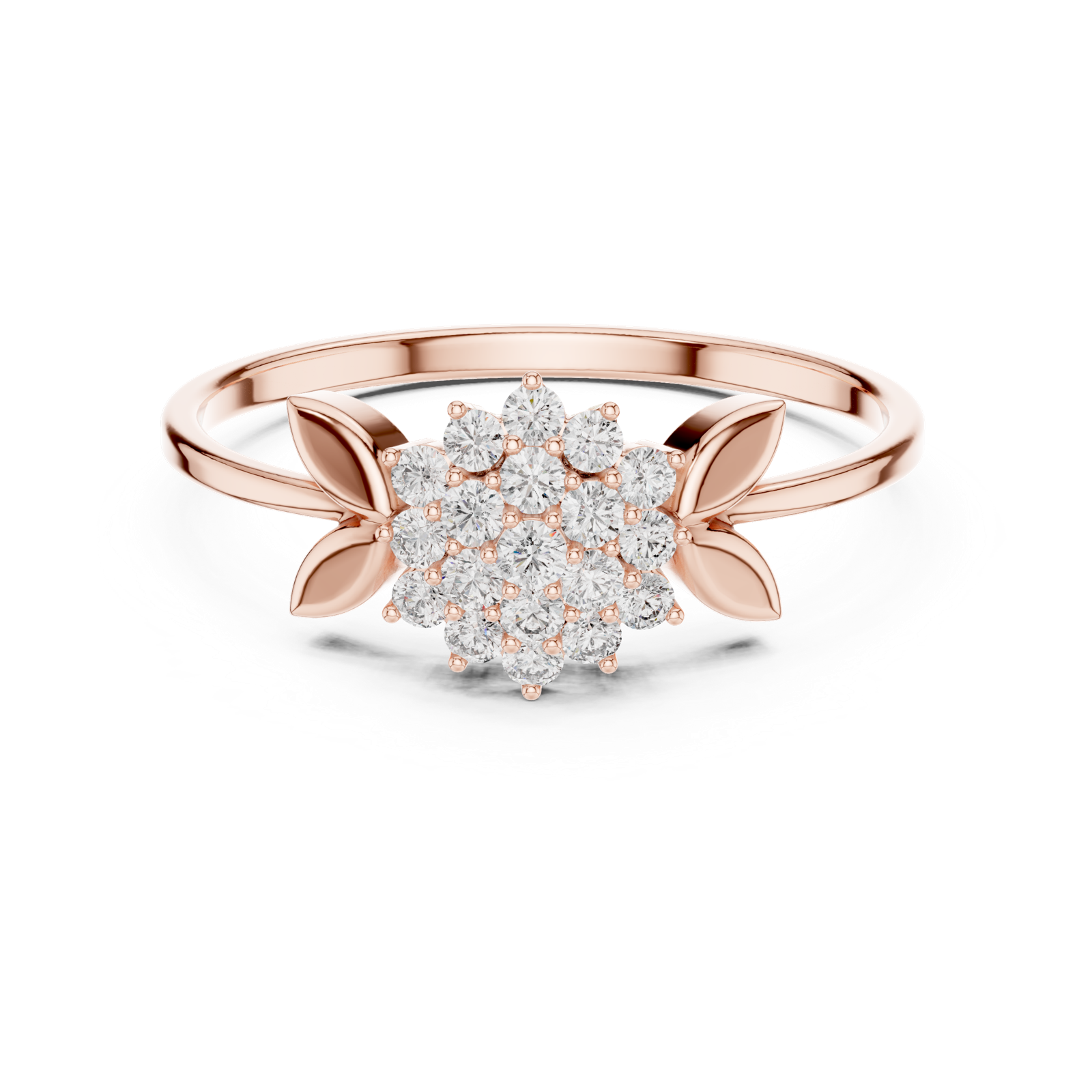 Gold Ring 1 (163), Rose Gold, view 4