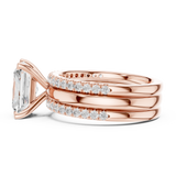 Gold Ring DDLR-950, Rose Gold, view 3
