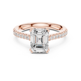 Gold Ring DDLR-744, Rose Gold, view 4