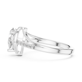 Gold Ring DDLR-517, White Gold, view 3