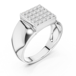 Gold Ring SBMR(18), White Gold, view 2