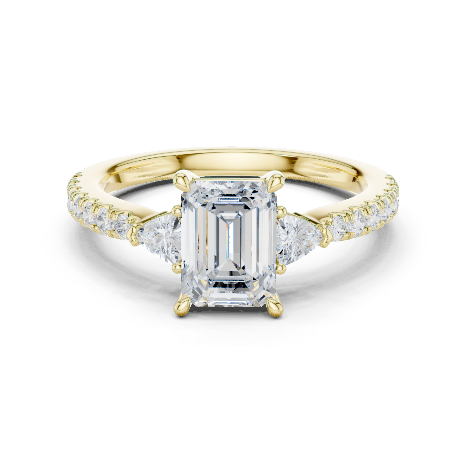 Gold Ring DDLR-857, Yellow Gold