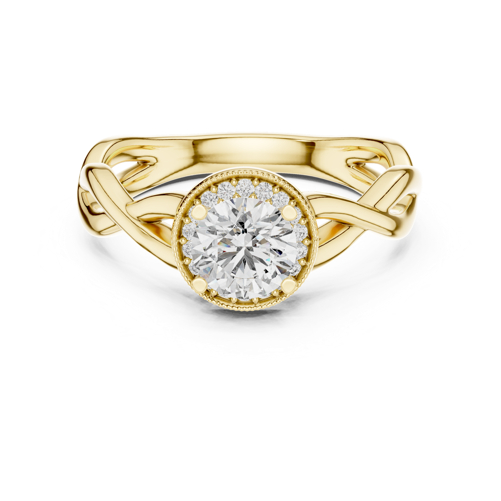 Gold Ring LR-0208, Yellow Gold