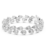 Gold Bracelet 25-CAD, White Gold, view 1