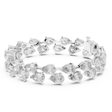 Gold Bracelet 25-CAD, White Gold, view 1