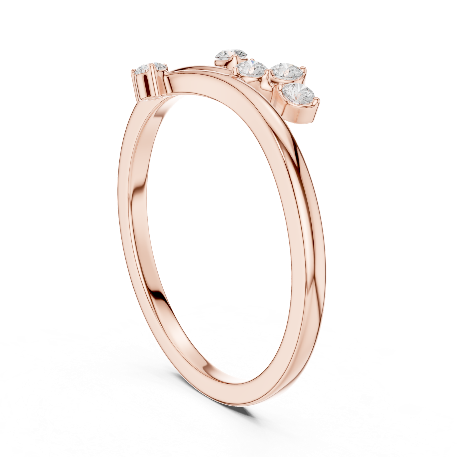 Gold Ring SBWR(45), Rose Gold