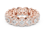 Gold Ring DDLR-764, Rose Gold, view 4