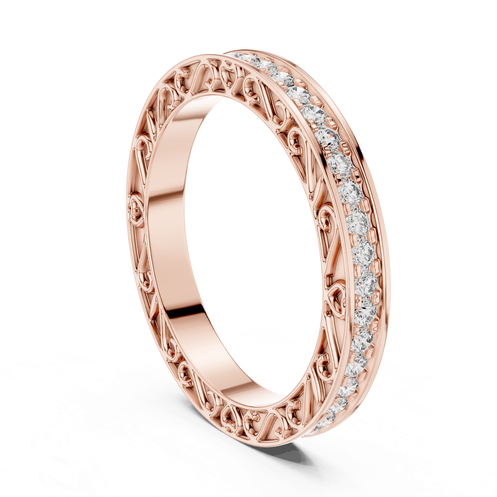 Gold Ring L03-996, Rose Gold