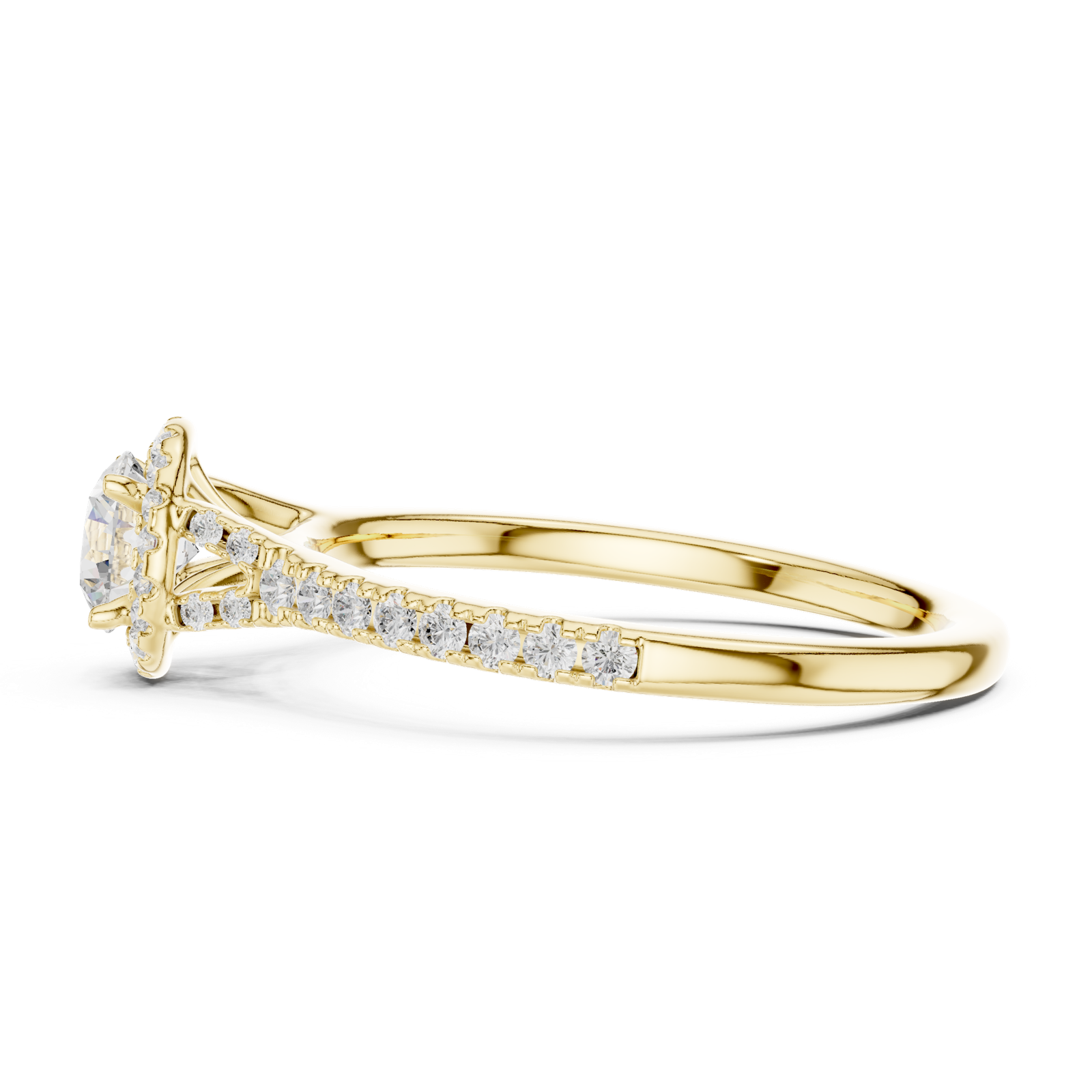 Gold Ring LR-0238, Yellow Gold, view 3