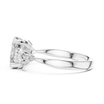 Gold Ring 20-10002L, White Gold, view 3
