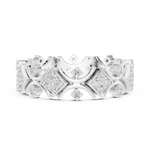 Gold Ring R38, White Gold, view 3