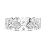 Gold Ring R38, White Gold, view 3