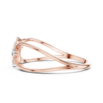 Gold Ring 12-10037@L, Rose Gold, view 3