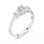 Gold Ring DDLR-480, White Gold, view 2