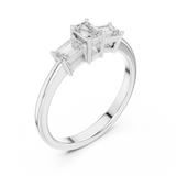 Gold Ring DDLR-480, White Gold, view 2