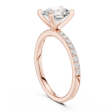 Gold Ring DDLR-888, Rose Gold, view 1