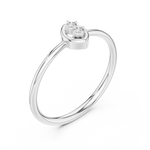 Gold Ring LR-01 (96), White Gold, view 2