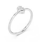 Gold Ring LR-01 (96), White Gold, view 2