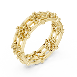 Gold Ring R37, Yellow Gold, view 2