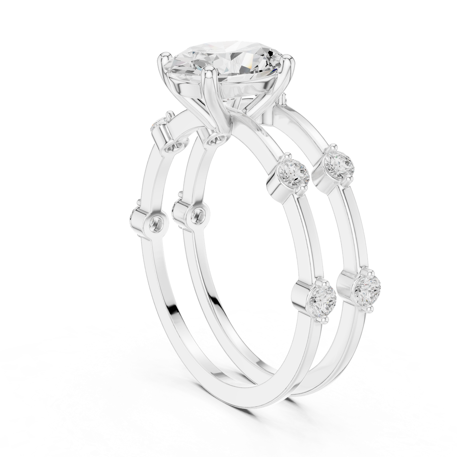 Gold Ring SBWR(24), White Gold
