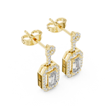 Gold Earrings 3-10011E_156_S, Yellow Gold, view 2