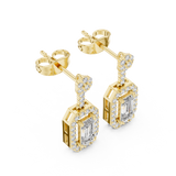 Gold Earrings 3-10011E_156_S, Yellow Gold, view 2