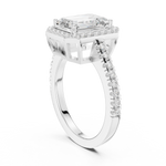 Gold Ring RLR1747, White Gold, view 1