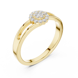 Gold Ring SBWR(43), Yellow Gold, view 2