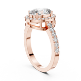 Gold Ring LR-0050, Rose Gold, view 1