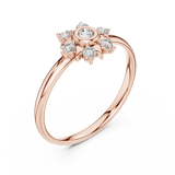 Gold Ring 1 (341), Rose Gold, view 2
