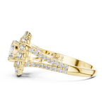 Gold Ring DDLR-011, Yellow Gold, view 3