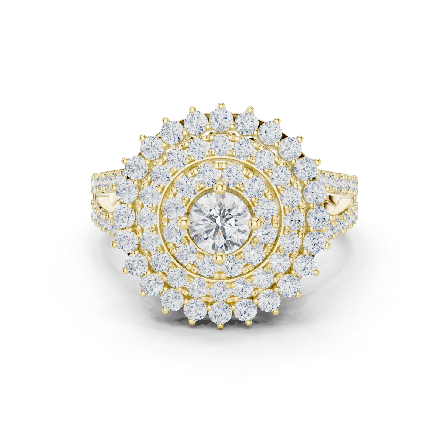 Gold Ring DDLR-761, Yellow Gold