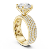 Gold Ring DDLR-1021, Yellow Gold